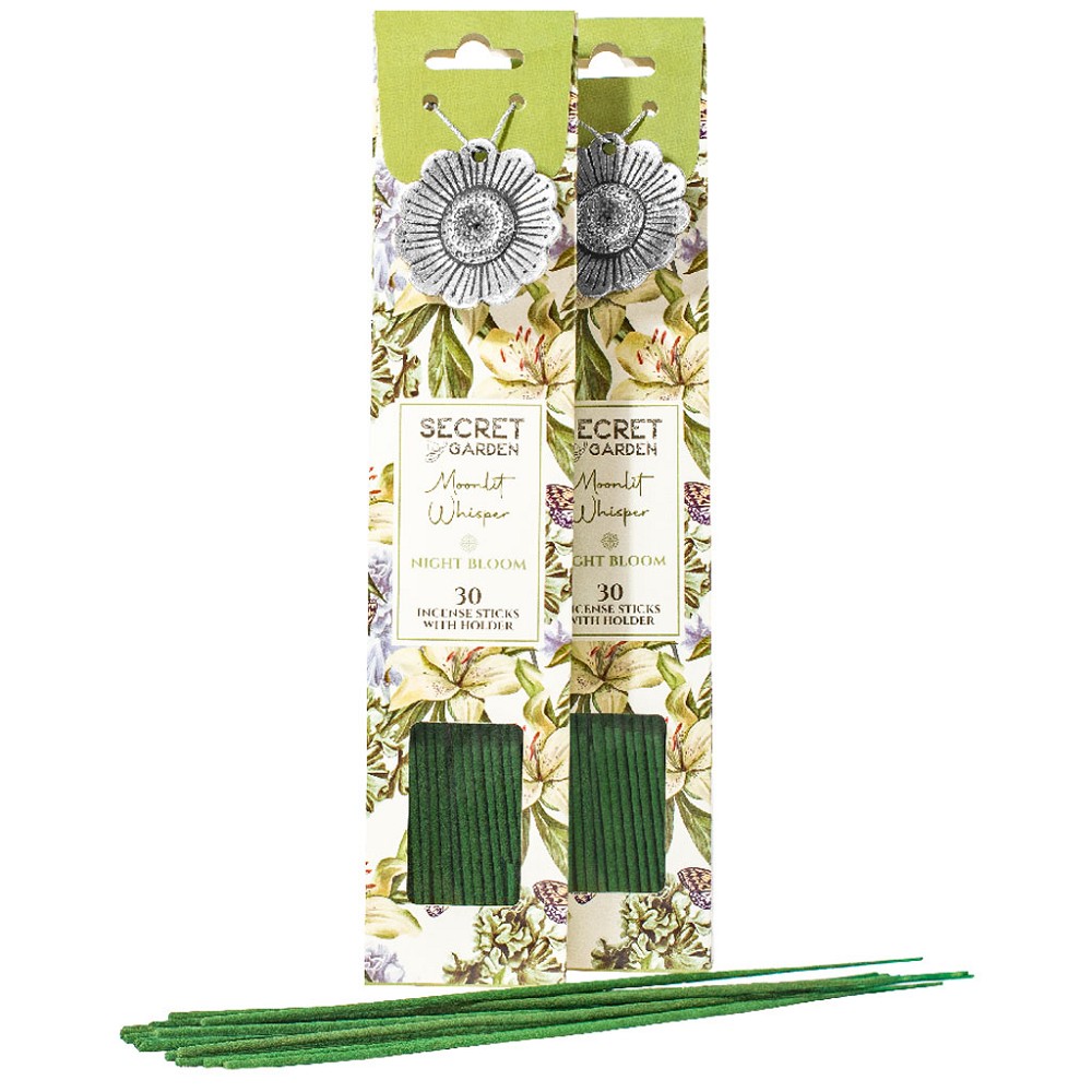ARÔME Secret garden vonné tyčinky + kovový držiak Night Bloom 30ks
