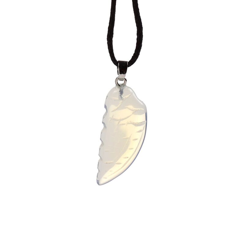 Prívesok - Liečivý kameň - Anjel - krídlo 1ks Typ: Clear quartz
