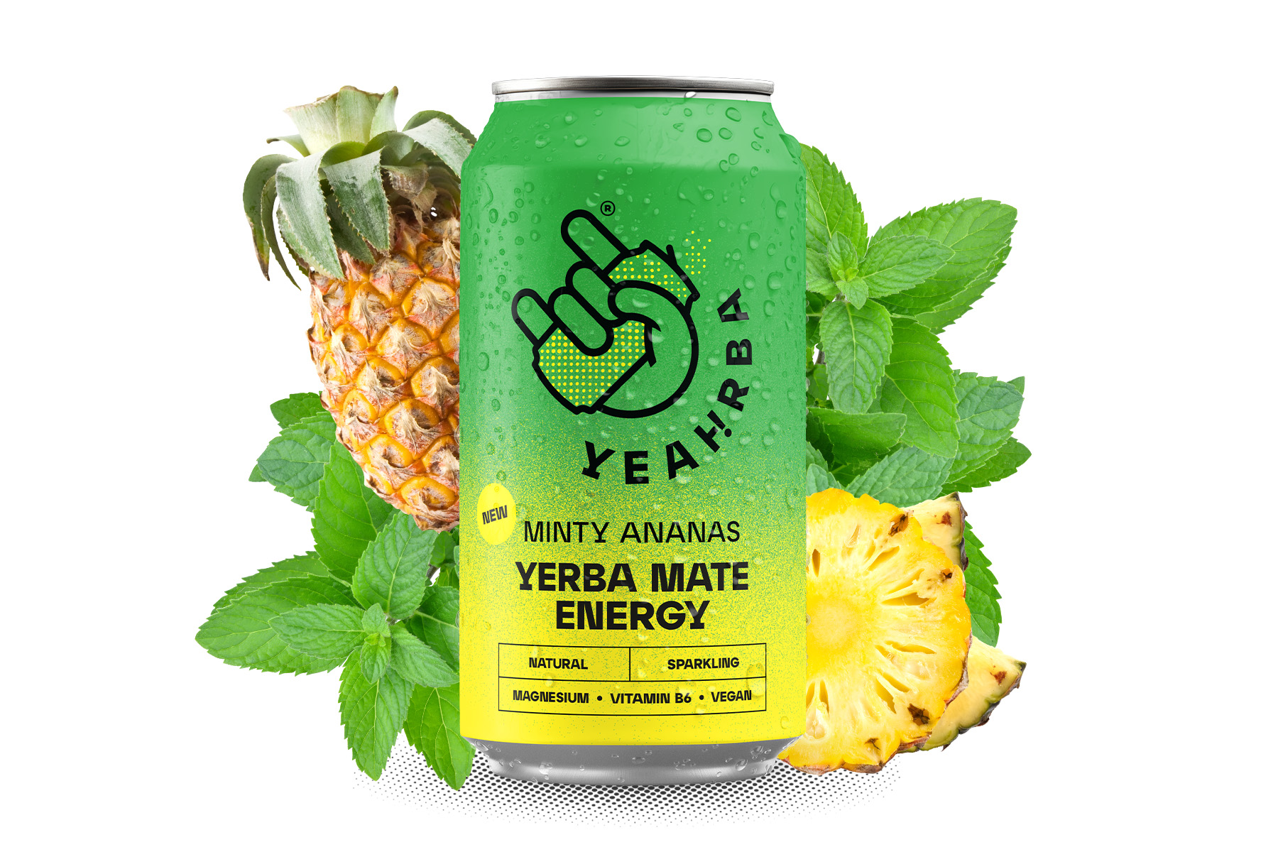 Yeahrba Yerba Mate Energy Minty Ananas 330 ml