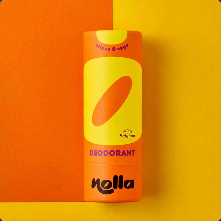 Nolla Prírodný dezodorant - Účinný 48 hodín - Citrus a šalvia 55g