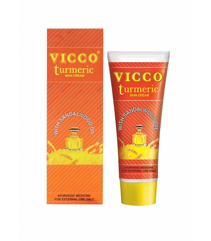 Vicco Pleťový krém s kurkumou a santalovým olejom - na čierne bodky, mastnú pleť 50g