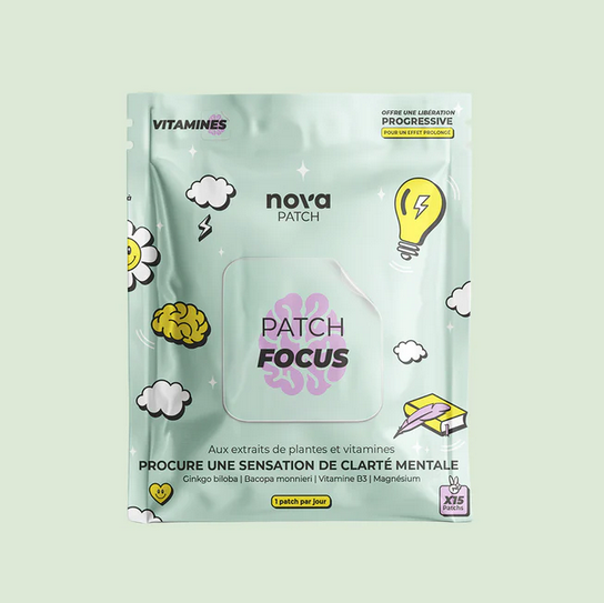 NovaPatch Náplasť na sústredenie - zlepšite svoju koncentráciu 15ks