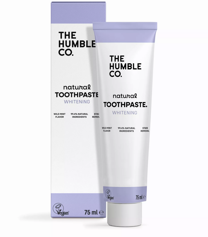The Humble Co. Zubná pasta - bieliaca, mäta 75ml