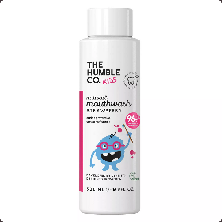 The Humble Co. Detská prírodná ústna voda - jahoda 500ml