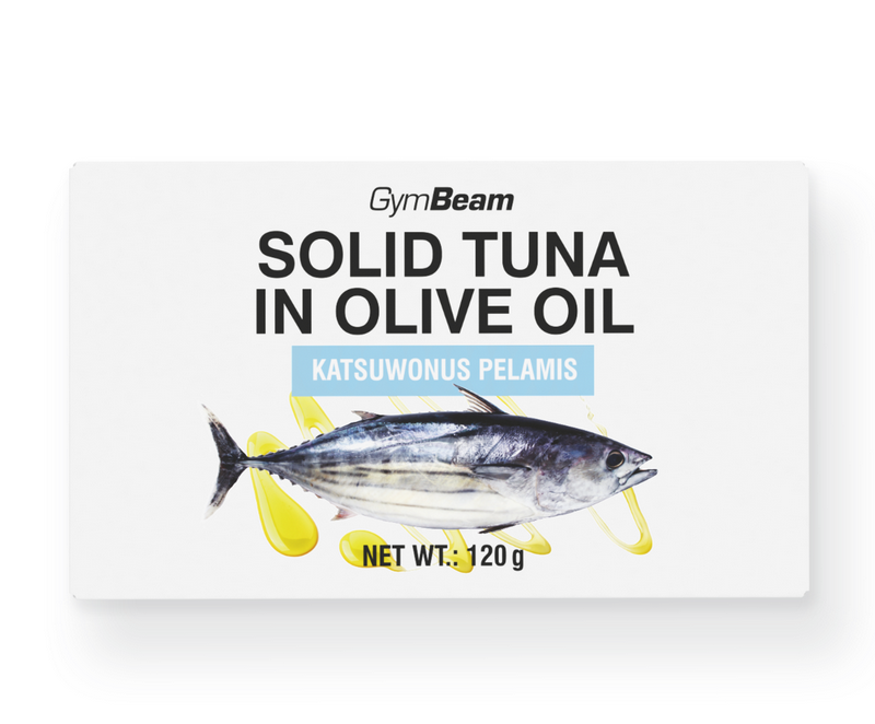 GymBeam Tuniak v olivovom oleji 120g