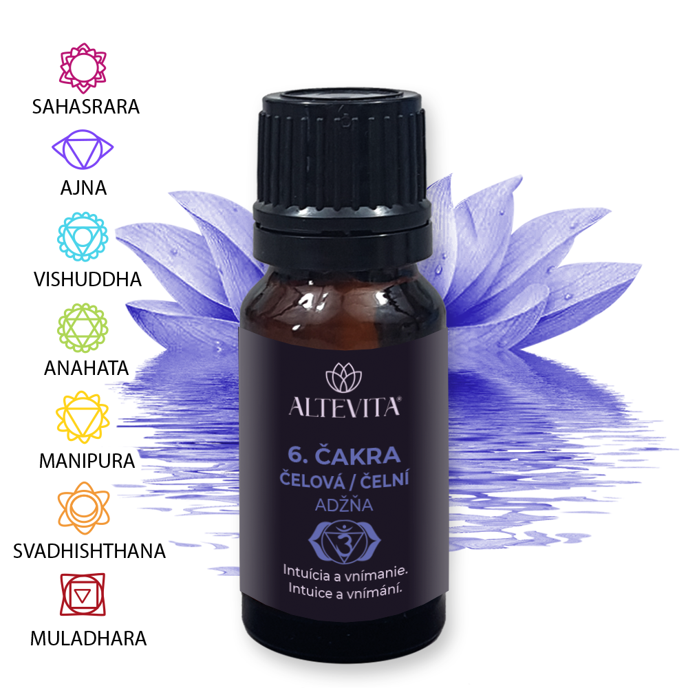Altevita zmes esenciálnych olejov 6. Čelová čakra (Adžňa) 10ml