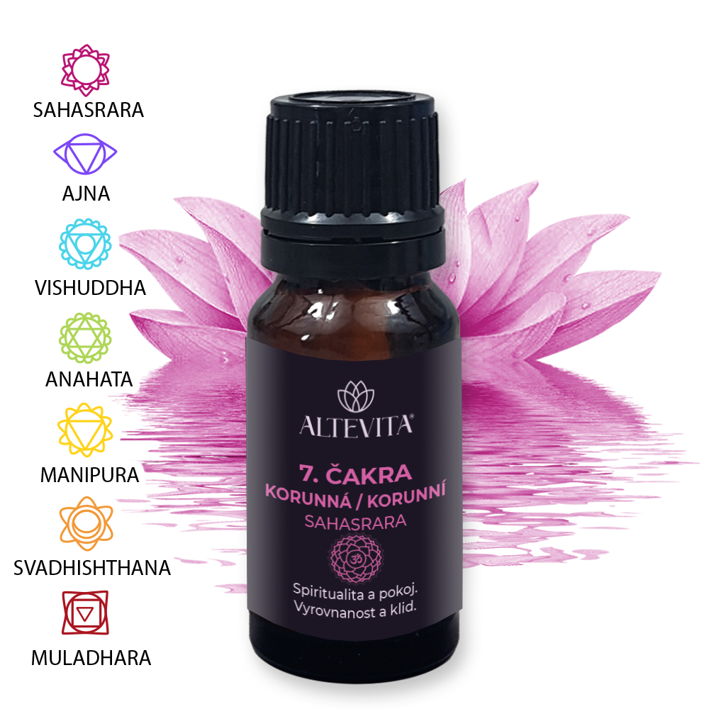 Altevita zmes esenciálnych olejov 7. Korunná čakra (Sahasrara) 10ml