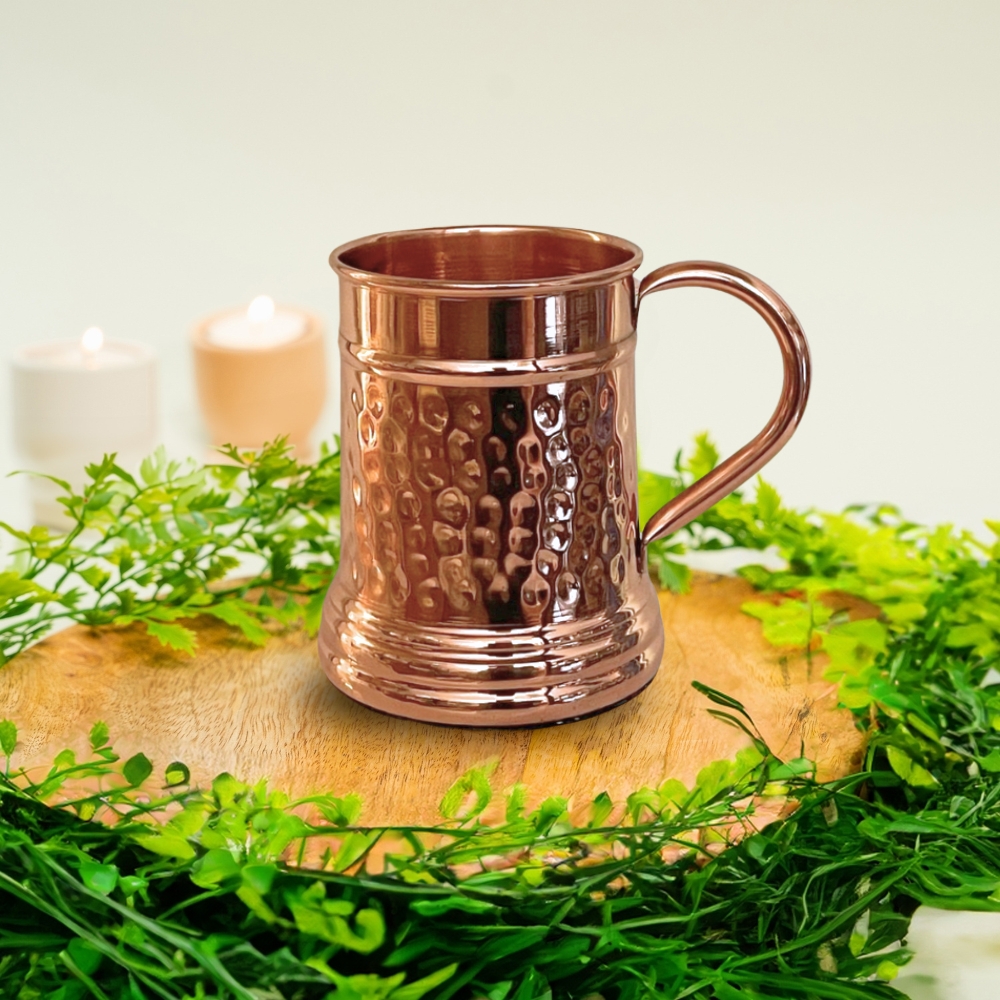 Hrnček z tepanej čistej medi 440 ml