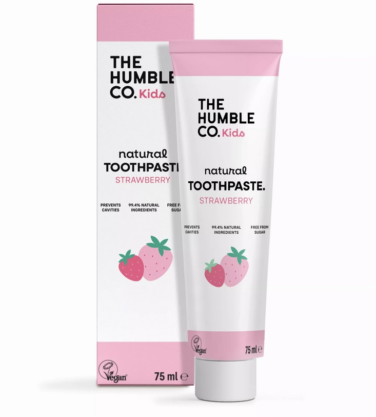 The Humble Co. Detská Zubná pasta Jahoda 75ml