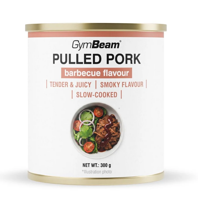 GymBeam Trhané bravčové mäso barbecue 300g