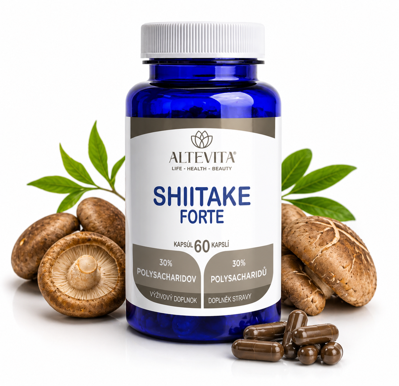 E-shop Altevita Shiitake Forte 60 kapsúl