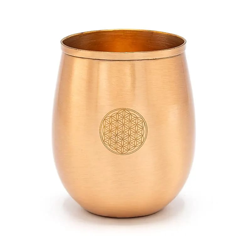 E-shop Yogi & Yogini Naturals Medený pohár kvet života 350 ml