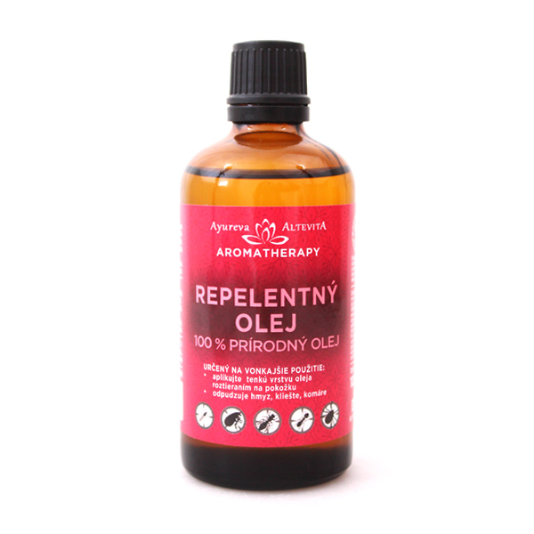 Altevita Repelentný olej - komáre, kliešte s esenciálnymi olejmi 100ml