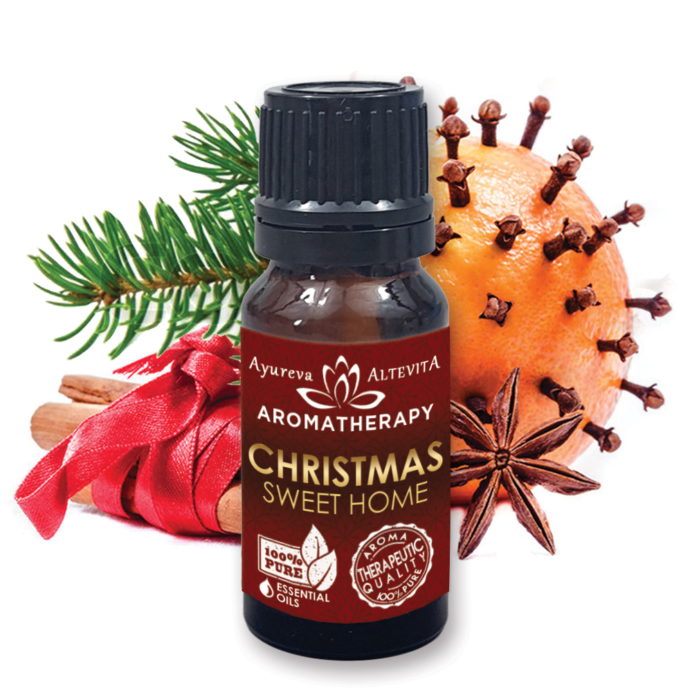 Altevita zmes esenciálnych olejov CHRISTMAS - Sweet Home (sladké vianoce) 10ml
