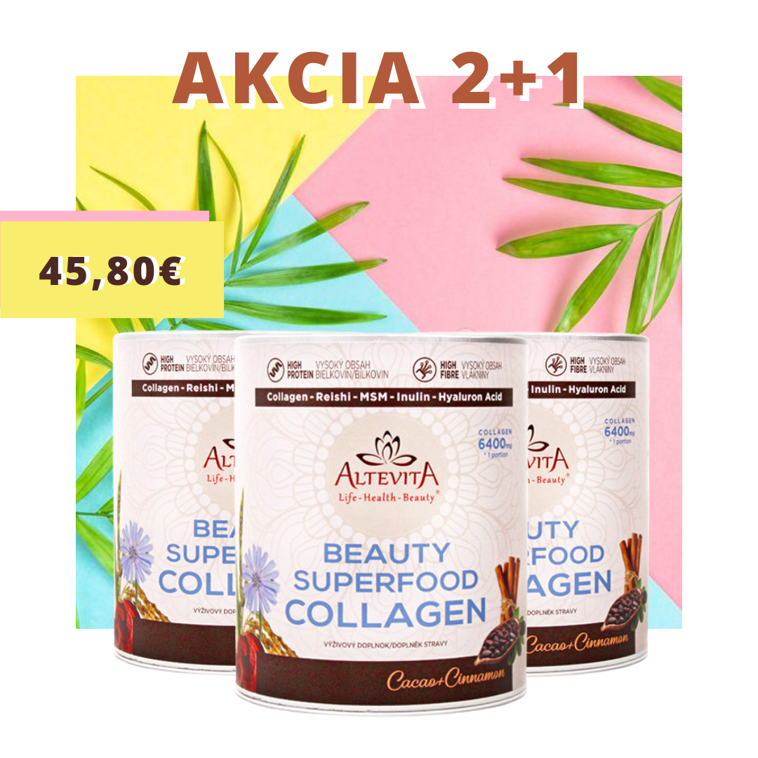 2 + 1 zadarmo Altevita Superfood beauty collagen 320g
