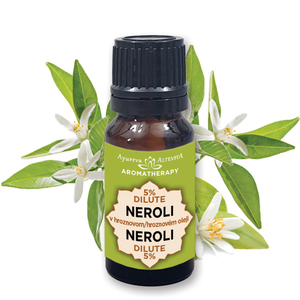 Altevita 5% dilute NEROLI (pomarančový kvet) 10ml - Olej jemnosti a stabilizácie