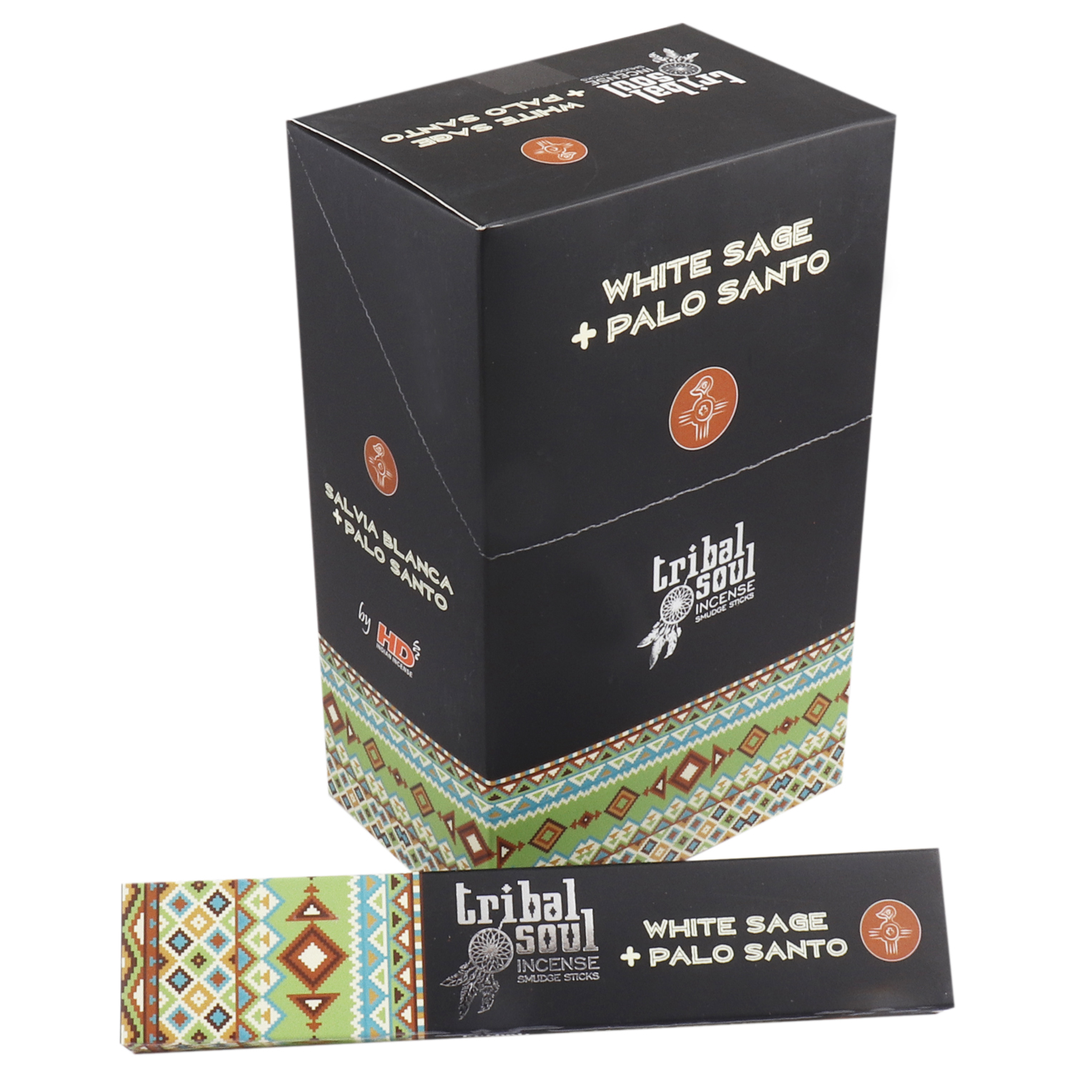 TRIBAL SOUL Tribal Vonné Tyčinky - Biela Šalvia + Palo Santo 1 balenie