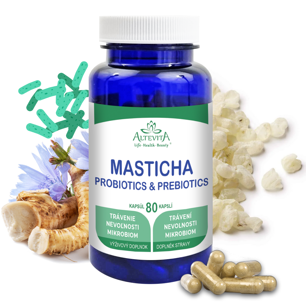 Altevita Masticha Probiotics & Prebiotics 80 kapsúl