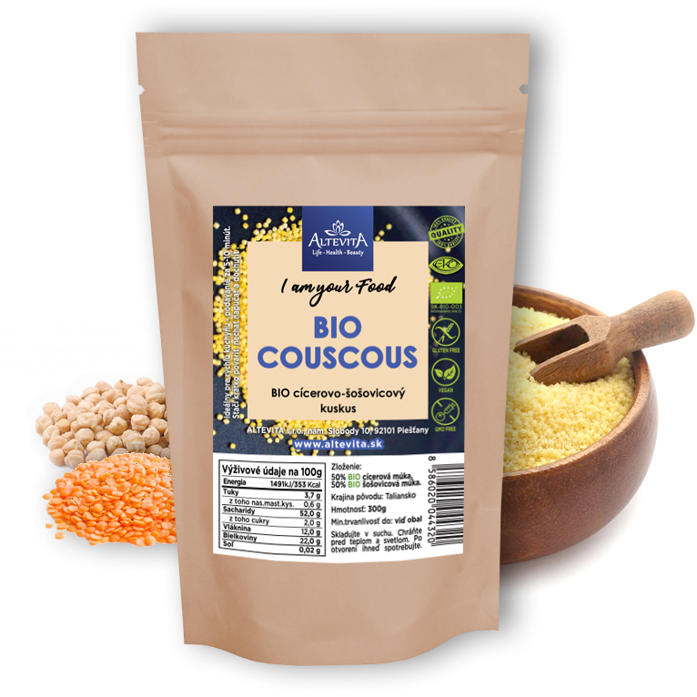 Altevita BIO cícerovo-šošovicový kuskus 300g
