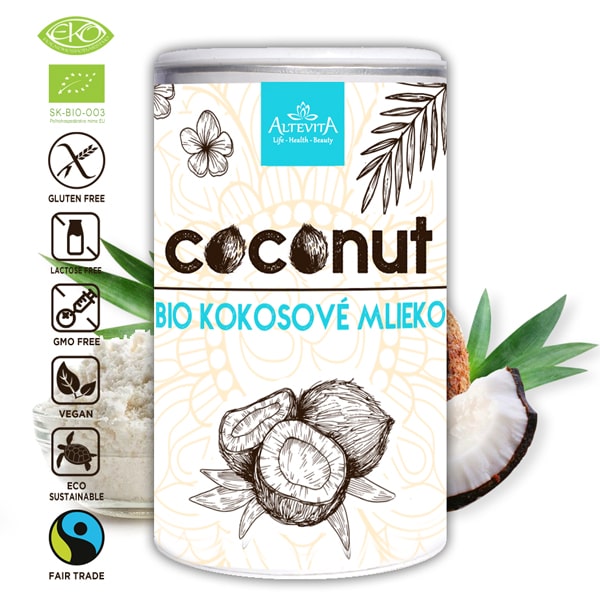 Altevita BIO kokosové mlieko 160g