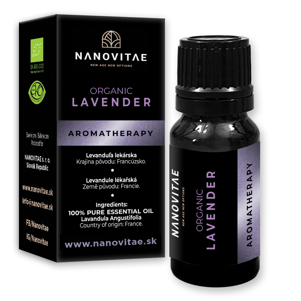 NANOVITAE LEVANDUĽA esenciálny olej – ORGANIC quality 10ml