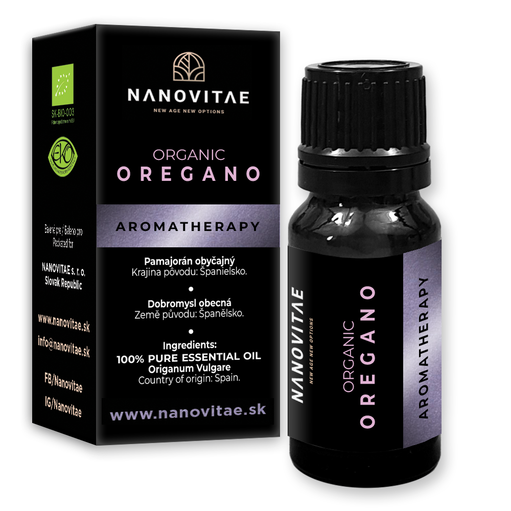 NANOVITAE OREGANO esenciálny olej – ORGANIC quality 10ml