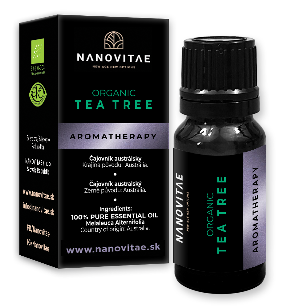 NANOVITAE TEA TREE esenciálny olej – ORGANIC quality 10ml