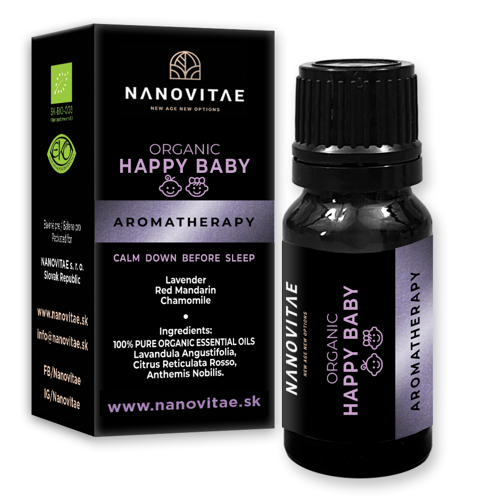 Nanovitae HAPPY BABY – zmes esenciálnych olejov – ORGANIC quality 10ml