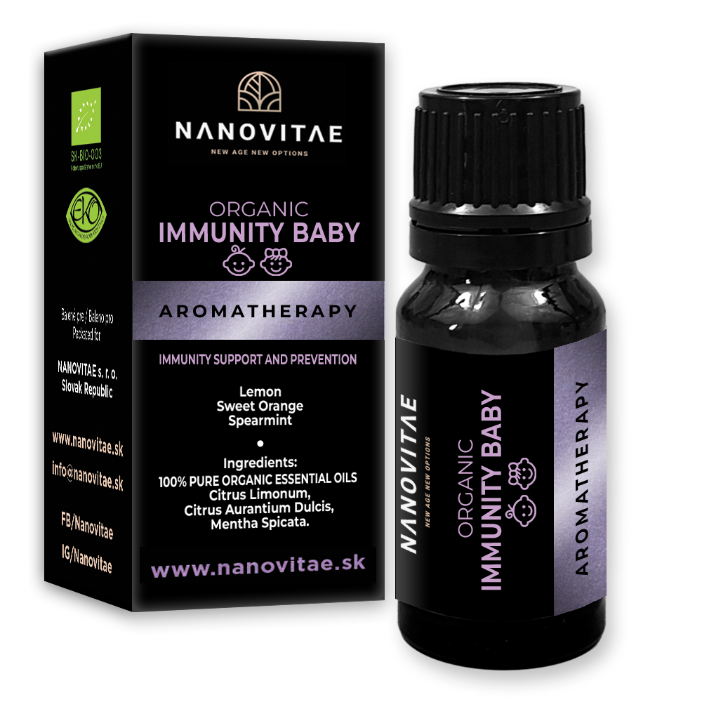 Nanovitae IMUNITY BABY – zmes esenciálnych olejov – ORGANIC quality 10ml