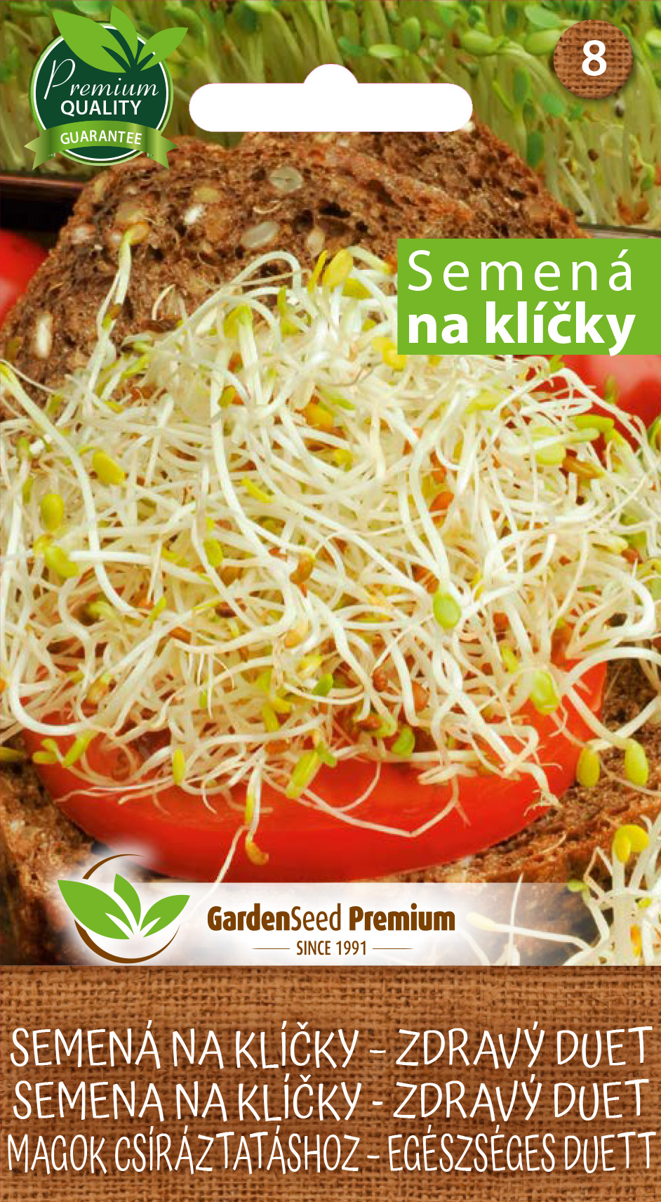 Garden Seed Semená na klíčky – Zdravý duet 1ks