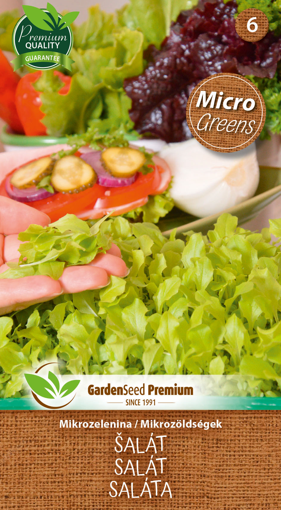 Garden Seed Mikrozelenina – Šalát 1ks