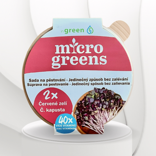 ingreen Pestovateľský set bez zalievania - Červená kapusta 1ks