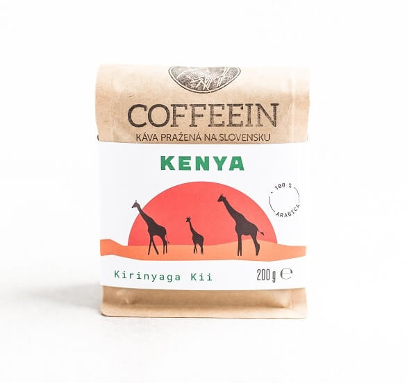 COFFEEIN Kenya Kirinyaga Kii zrnková káva 200g