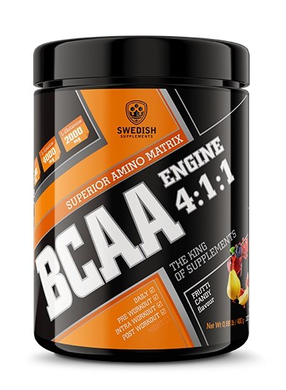 Swedish Supplements BCAA Engine 4:1:1 Blue Raspberry 400g