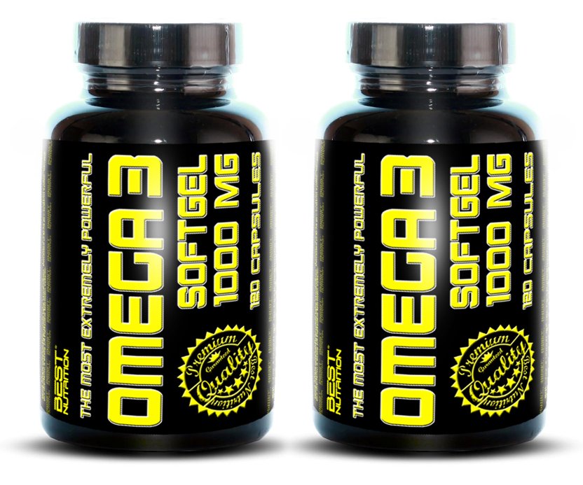 Best Nutrition 1+1 Zadarmo: Omega 3, 120 kapsúl