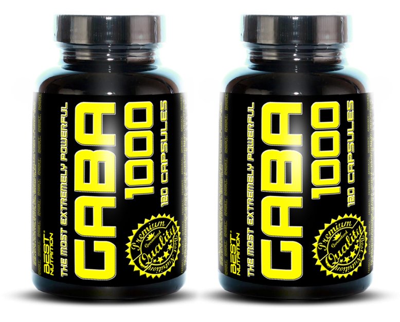 Best Nutrition 1+1 Zadarmo: GABA 1000, 120 kapsúl