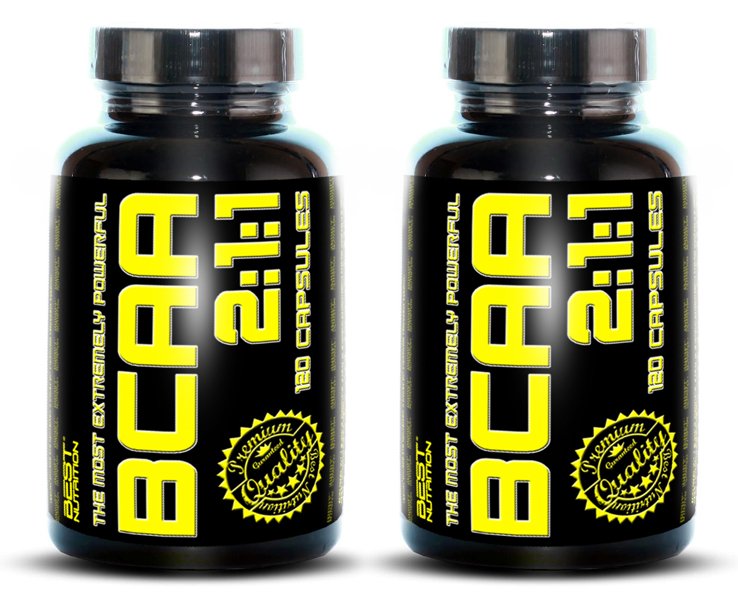 Best Nutrition 1+1 Zadarmo: BCAA 2:1:1, 250 kapsúl