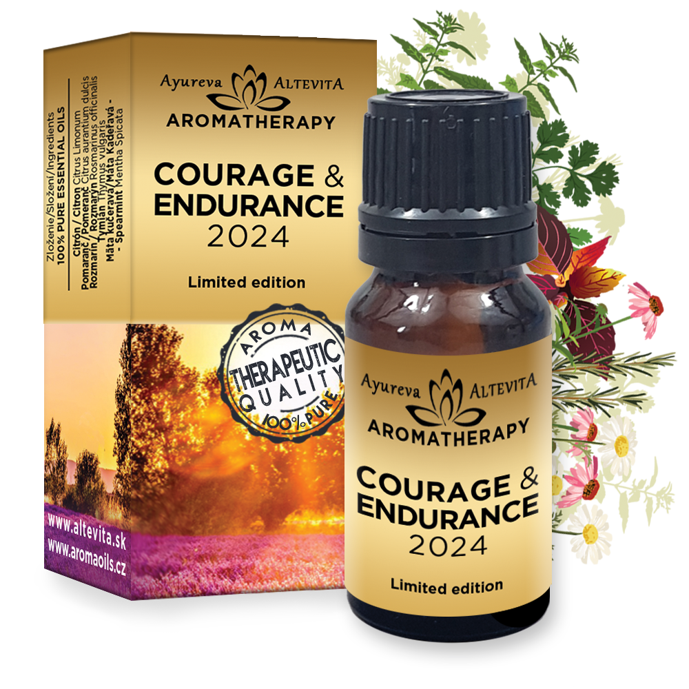Altevita zmes esenciálnych olejov COURAGE & ENDURANCE – ODVAHA & VÝDRŽ 2024 10ml