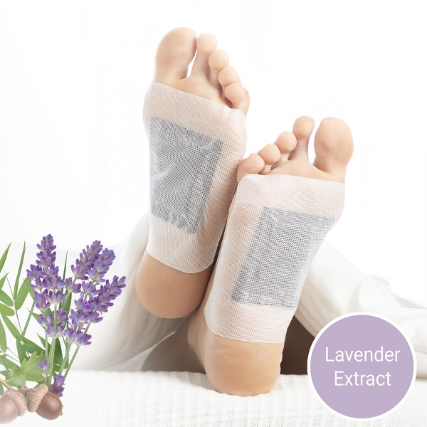 INNOVAGOODS DETOXIKAČNÉ NÁPLASTI NA NOHY LAVENDER 10 KUSOV