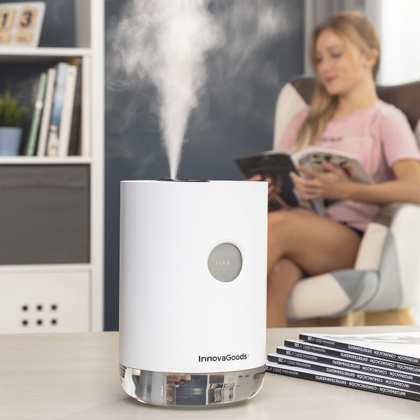 INNOVAGOODS NABÍJATEĽNÝ ULTRAZVUKOVÝ ZVLHČOVAČ VAUPURE 1ks