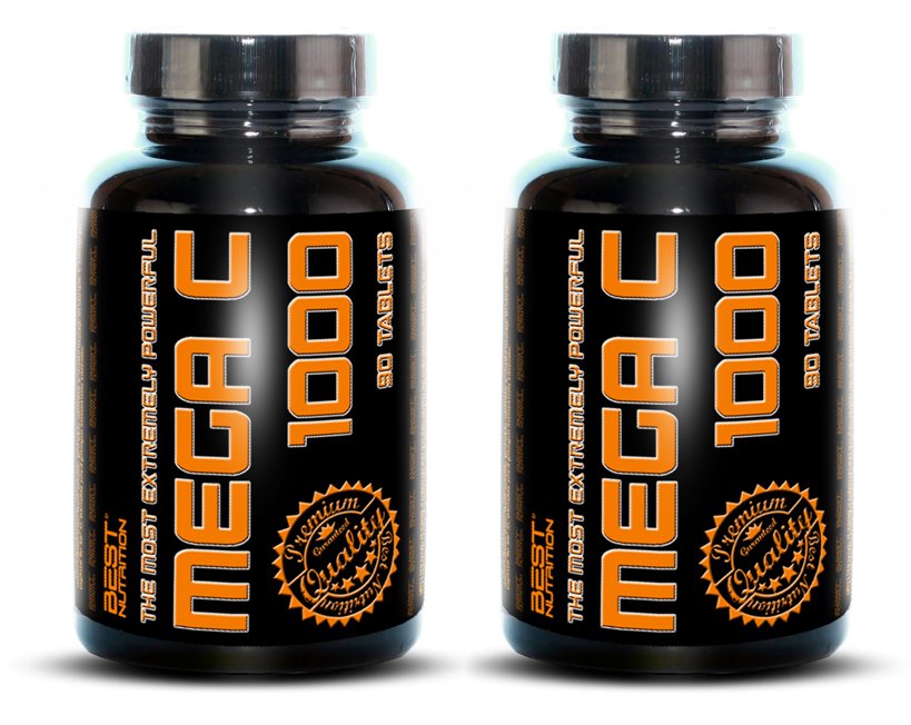 Best Nutrition 1+1 Zadarmo: Mega C 1000 90 kapsúl