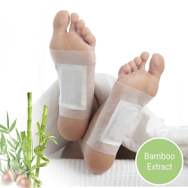 INNOVAGOODS DETOXIKAČNÉ NÁPLASTI NA NOHY BAMBOO 10 KUSOV