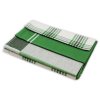 HOME ELEMENTS Set utierok z egyptskej bavlny 50*70 cm, Zelené listy, 3 ks