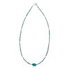 AWM Nepálsky Náhrdelník s Extra Jemným Drahokamom - Tyrkys a Kameň 1ks