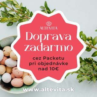 Stred týždňa v znamení dopravy zadarmo✅🚛 Platí pre všetky objednávky nad 10€ doručované službou Packeta na výdajné miesta....