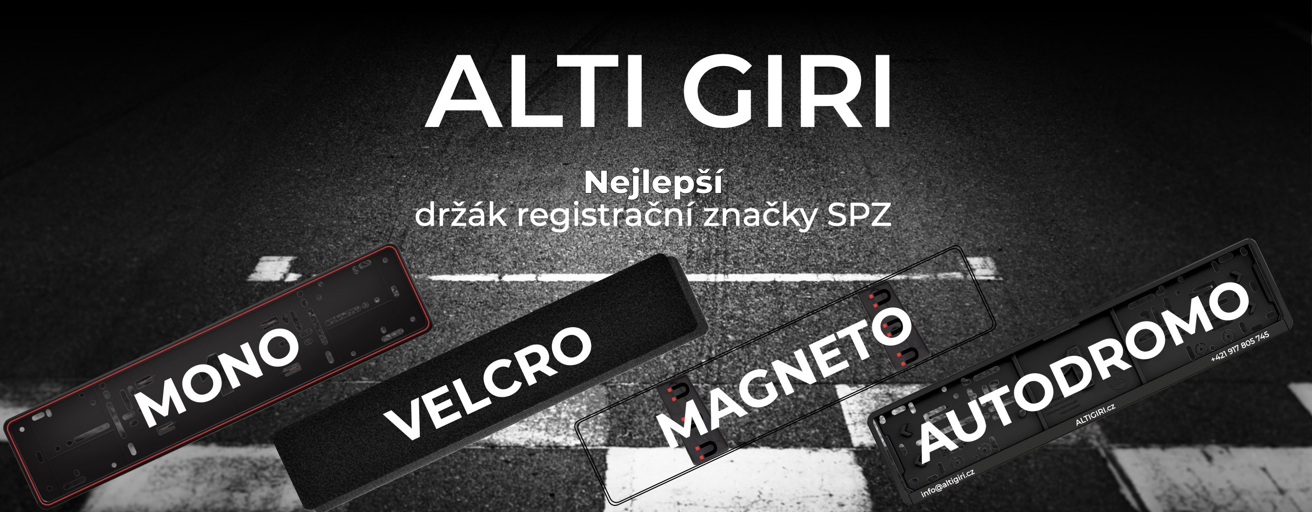 Alti GIRI Rámečky na SPZ