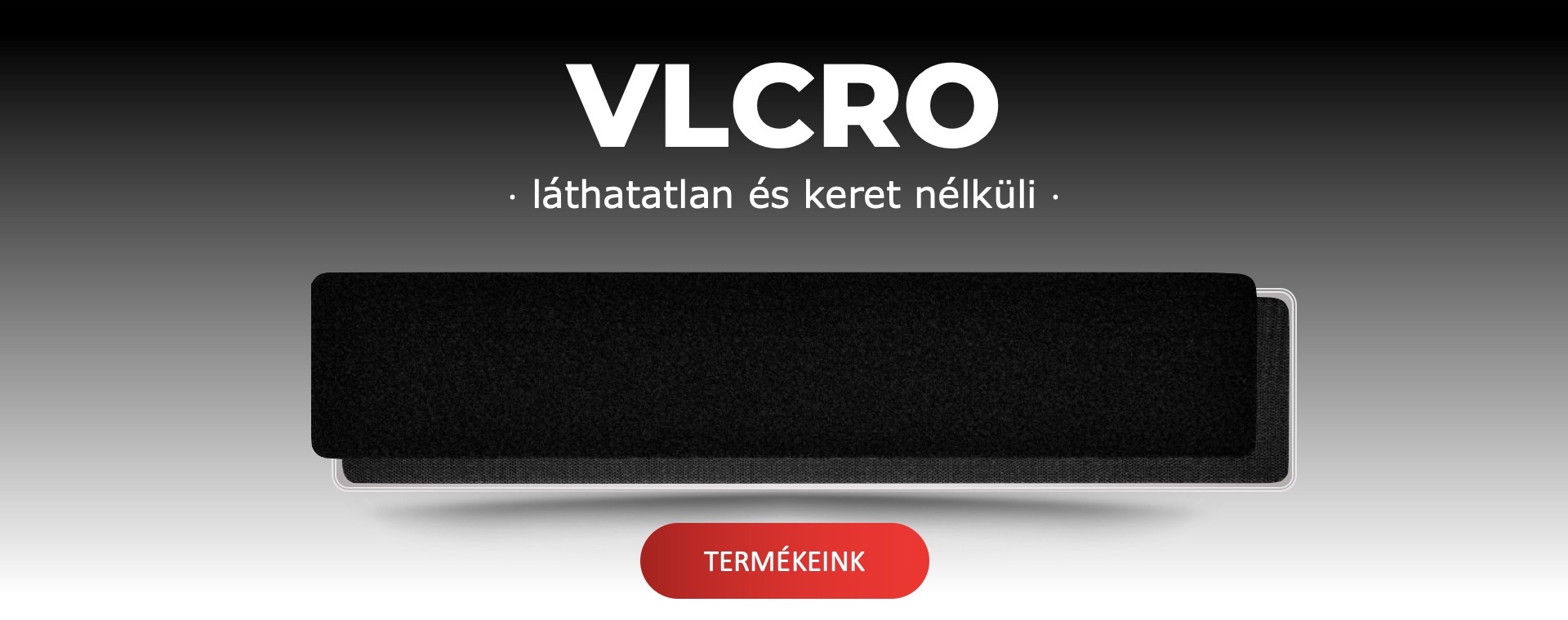 VLCRO - Láthatatlan tépőzáras rendszámtábla tartó