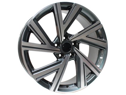 Alu kola Arceo A316, 19x8 5x112 ET45, šedivá + leštění