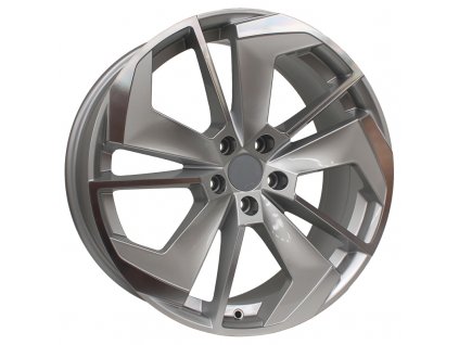 Alu kola Arceo DY1129, 19x8 5x114.3 ET45, stříbrná + leštění