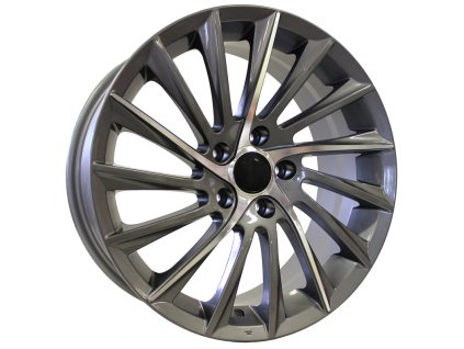 Alu kola Racing Line E467, 17x7.5 5x110 ET30, šedivá + leštění
